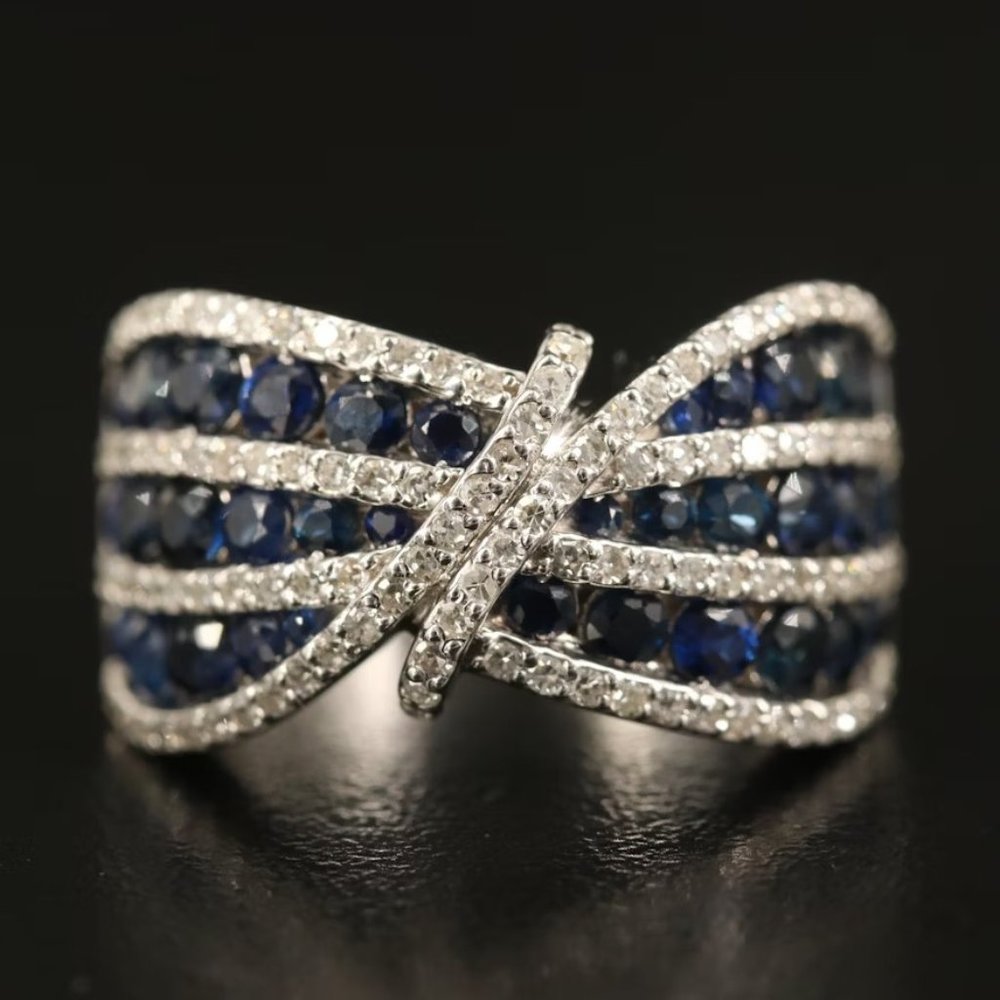 EFFY 14K Sapphire and Diamond Ring